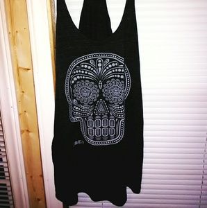 Obey sugar skull tank